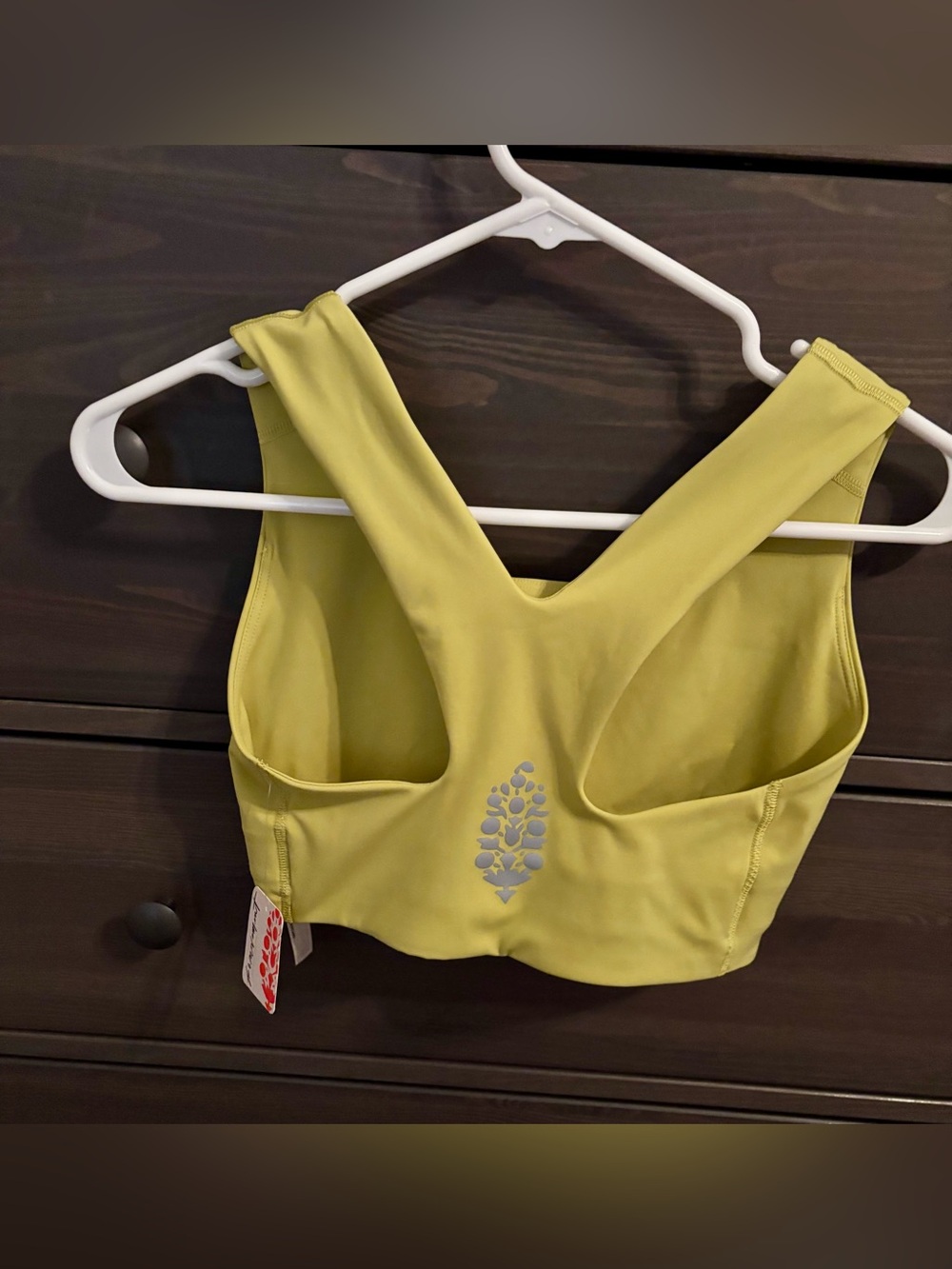 NWT Free People FP Movement Win Win Sports Bra in Color: Honeydew - Picture 4 of 4